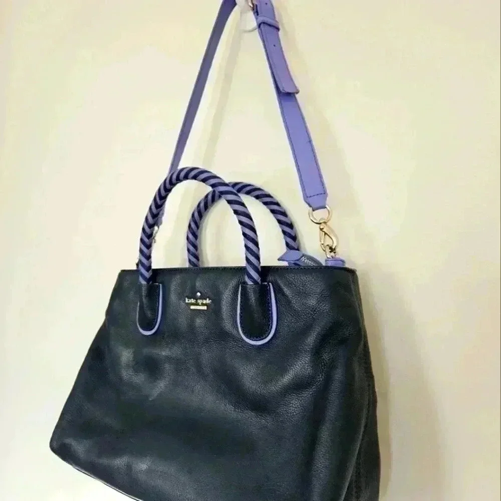 Kate Spade Pebbled Leather Purse Satchel Bag